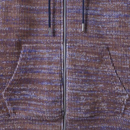 SDSA秋冬新款痞帅男装美式高街拉链设计开衫连帽针织卫衣百搭休闲 商品图2