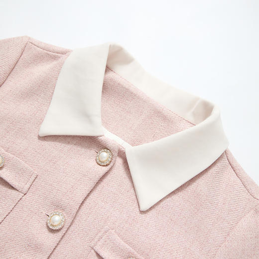 西遇小香风半身裙套装女秋季新款法式短款衬衣外套两件套V0055471/SS051441 商品图5