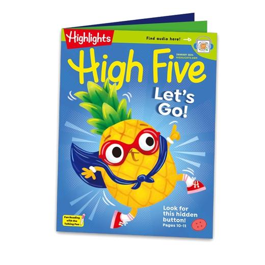 HighFive杂志 美国英文原版杂志【2026年1-12月滚动订阅】4-9岁学龄前儿童科学启蒙趣味游戏英语故事 商品图1