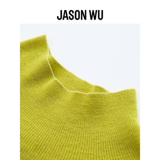 【JASON WU】(多色)25秋季新款高支羊毛基础百搭高领无缝通勤上衣针织衫女 商品图3