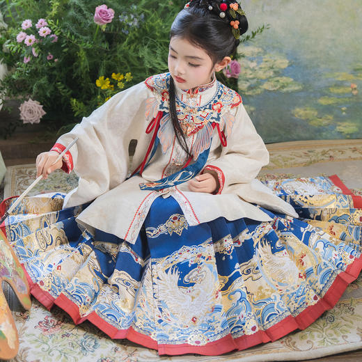 笛莎Deesha 观山见女童半裙 商品图1