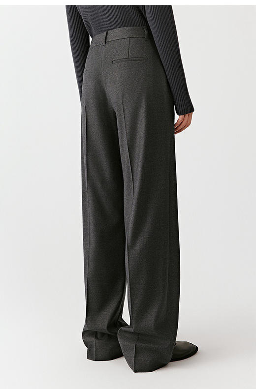 1216-5独家圆正 秋冬灰色系羊毛西裤 我穿40  轻盈的哦 商品图4