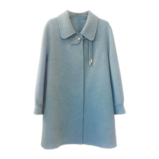 VIVIAN LIU薇薇安刘A2559313秋女装新款领口叶子装饰中长款大衣 商品图4