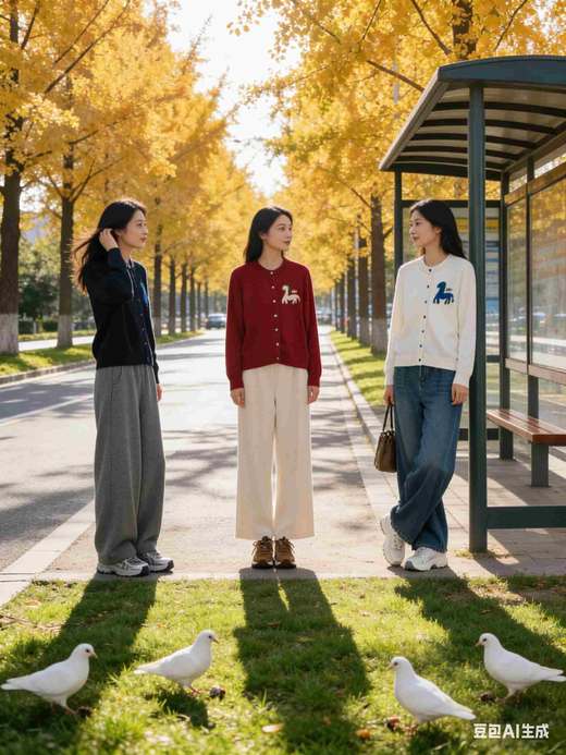 58G880全毛马到成功开衫毛衣 商品图9