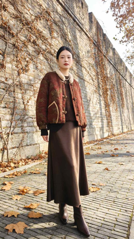 545205水貂领鹅绒服 商品图11