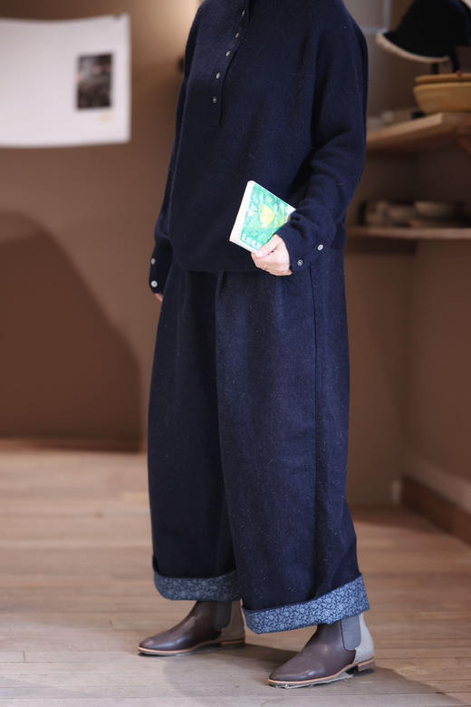 【预售】雪花半松紧腰牛仔裤 商品图7