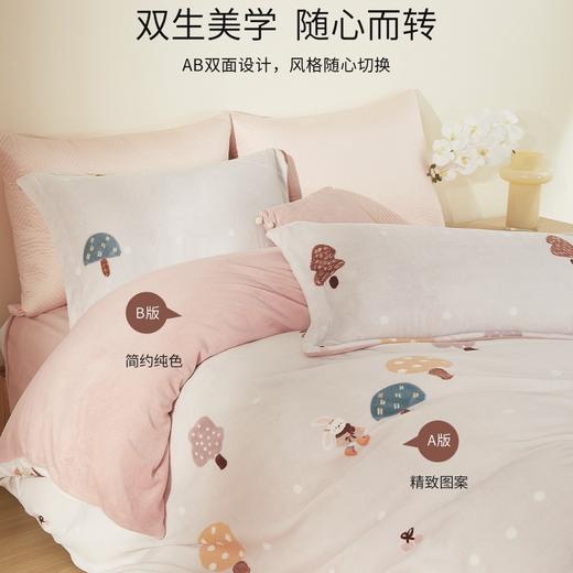 10楼堂皇  牛奶绒四件套--贝利丝，慕慕220*240cm 吊牌价1390元  活动价399元/套，559元/2套 商品图10