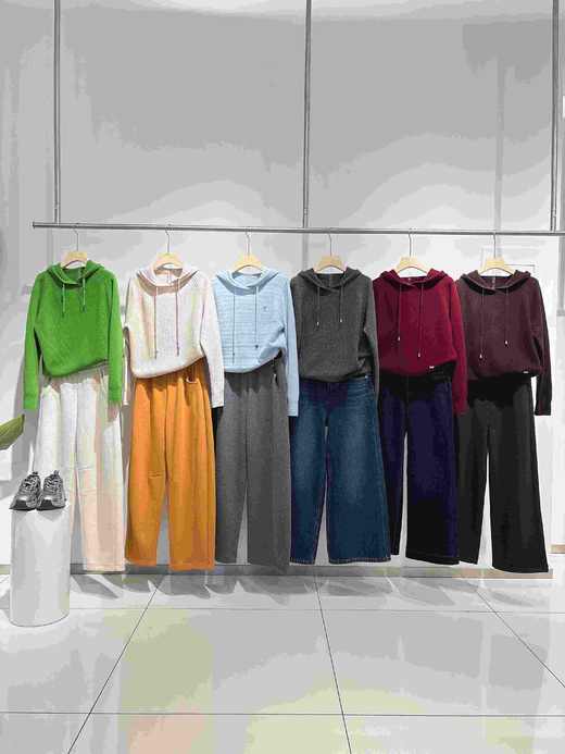 百搭宽松全羊毛帽衫，58K816   58K810春秋冬皆可穿着，内外穿均可，三角区营造尖下巴美人颈 商品图8