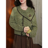 鹿向南【1220/20:00新品前1小时7折限量100件】复古绿毛衣 商品缩略图3