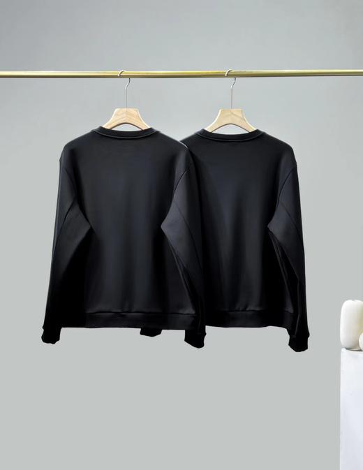 D121665秋冬新款圆领保暖休闲百搭男士加绒卫衣 商品图2