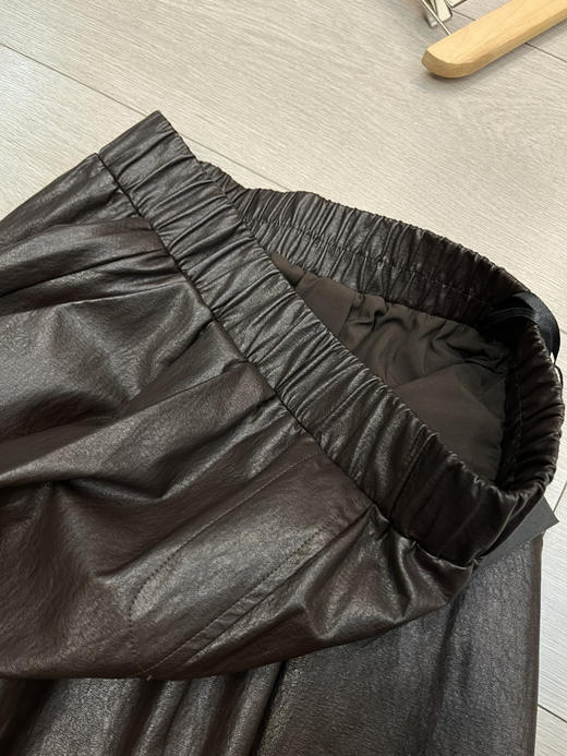 原单潮牌蛋白皮裙（裙长大约85cm左右）只有黑色❗️❗️❗️ 商品图4