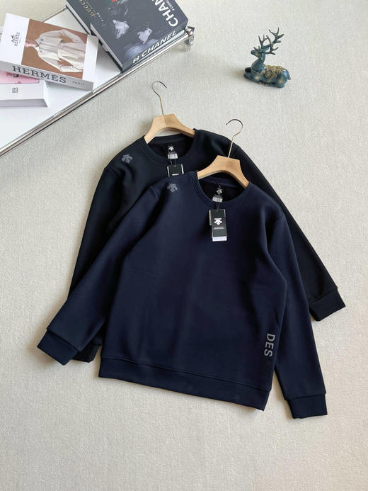 笛桑特2025冬季运动圆领套头加绒卫衣 商品图0