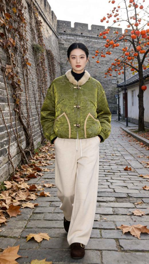 545205水貂领鹅绒服 商品图4