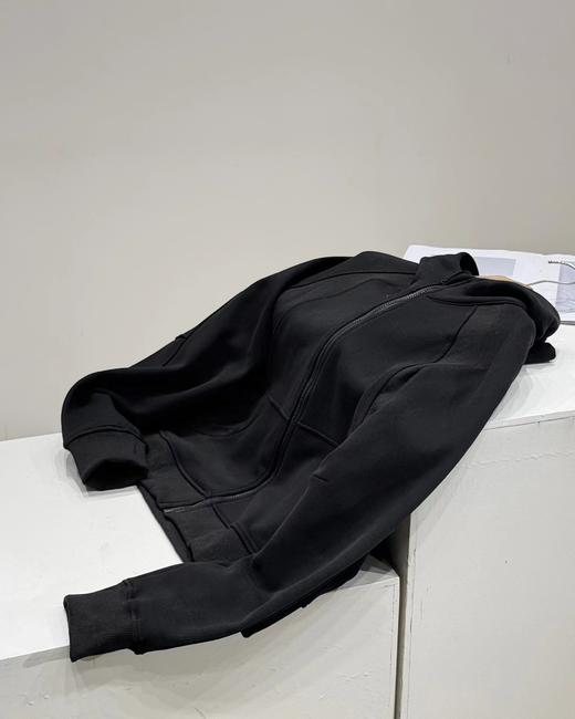 D121604加绒加厚连帽蓄热保暖拉链开衫运动上衣宽松连帽外套 商品图11