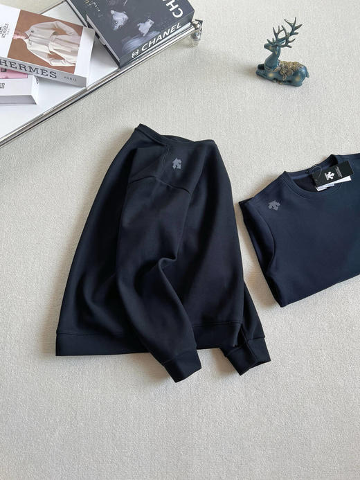 笛桑特2025冬季运动圆领套头加绒卫衣 商品图1