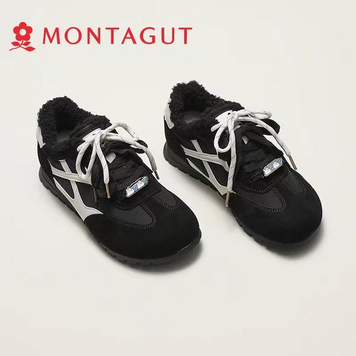 D121690厚底阿甘女加绒新款德训百搭运动休闲鞋 商品图8