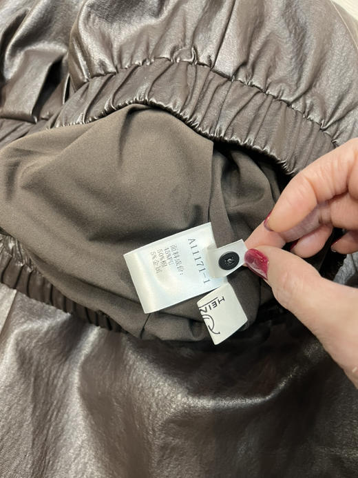 原单潮牌蛋白皮裙（裙长大约85cm左右）只有黑色❗️❗️❗️ 商品图2