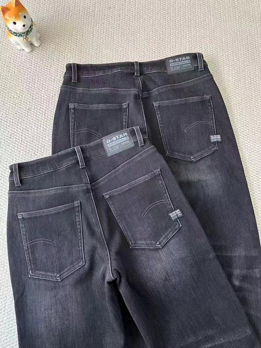 D121684宽松直筒修饰腿型25冬新款男士加绒牛仔长裤 商品图6