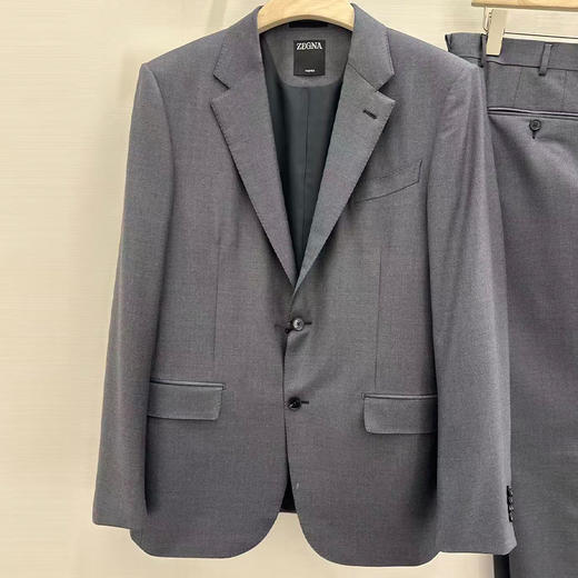 ZEGNA 杰尼亚 男士 Trofeo 羊毛西服套装 灰色 222686A2 221225 商品图1