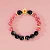 好运连珠 黑曜石草莓晶火行手串 商品缩略图1
