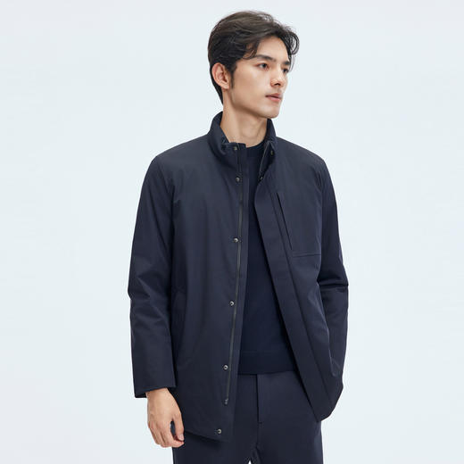【门店同款&鹅绒】圣得西2025年冬季男士立领夹克休闲百搭羽绒服 商品图1