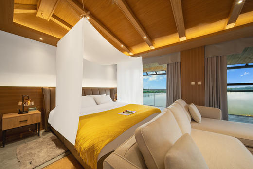 【雅安·598号院】8房私汤小院，独立小岛，宴请，20人大圆桌，临湖，超大庭院，钢琴，湖景房，避暑玩水yyd 商品图9