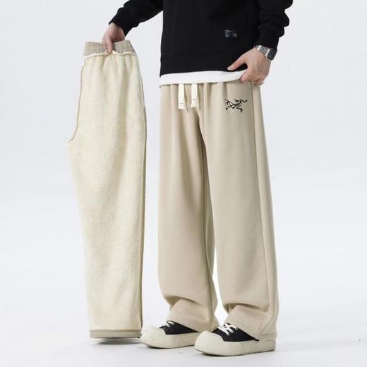 D121676加绒裤2025秋冬新品新款休闲裤卫裤 商品图2