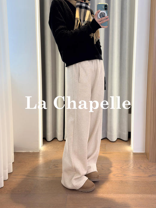 会员福利【过年王炸裤】拉夏贝尔/La Chapelle巨厚实500g一条顶两条直筒显瘦休闲裤 商品图2