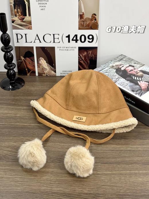 D121614麂皮绒加厚加绒款渔夫帽！加深加宽超显脸小秋冬素颜神帽 商品图11