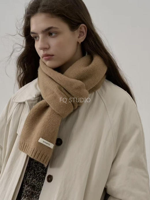 100%⁬澳州绵羊毛亲肤14色极简纯色男女围巾 商品图10