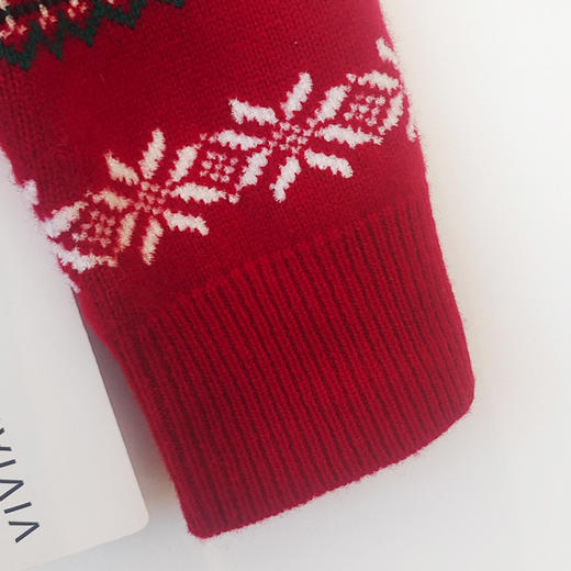 VIVIAN LIU薇薇安刘V2566305冬女装新款时尚费尔岛毛织开衫 商品图3