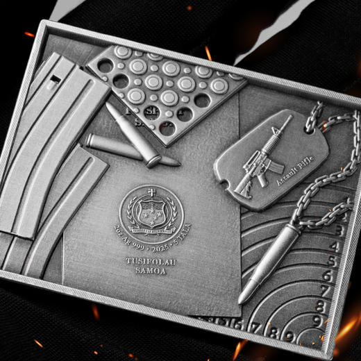 【早鸟特价】2025萨摩亚步枪纪念币！仅发行399枚！ 商品图8