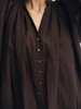 Jai 25AW 布朗尼色手织棉法式伞形上衣 商品缩略图3