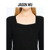 【JASON WU】方领羊毛复古百搭内搭通勤上衣针织衫女 商品缩略图3
