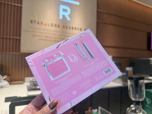 D121620粉色大理石单色腮红+变色唇膏彩妆两件套 商品图8