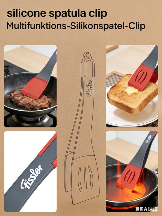 【云粉节】10楼菲仕乐  炫彩多功能硅胶铲夹   吊牌价398元  活动价129元 商品图2