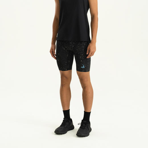 优极UG 星空·男女款爽滑跑步紧身短裤 商品图5