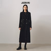 【JASON WU】(绵羊毛)秋冬新品羊毛嵌边直身气质通勤简约大衣 商品缩略图0
