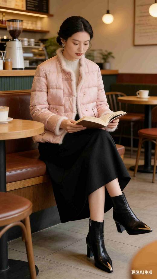 立领水貂边羽绒服589903,均码 国风 商品图8