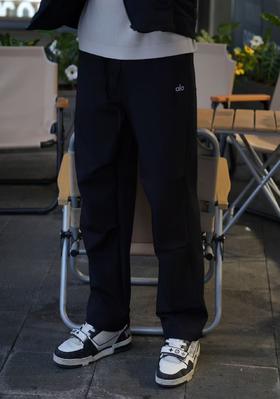 男士时髦字母休闲直筒冲锋裤