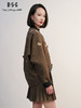 郭培成衣RSG「棕灰调织纹」毛呢拼皮铜钱刺绣套装2025秋冬新品 商品缩略图4