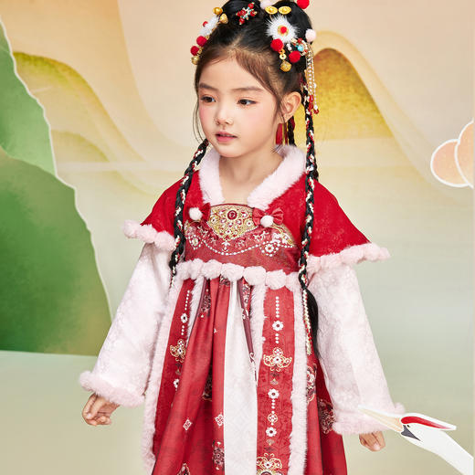 笛莎Deesha 观山见女童连衣裙 商品图3