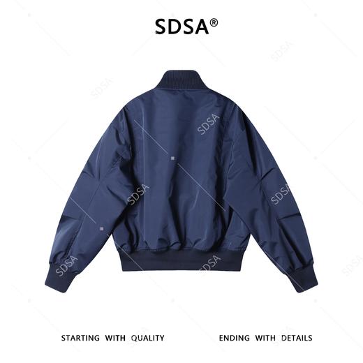 SDSA男士秋冬新款痞帅男装美式简约纯色立领羽绒服外套百搭时尚 商品图4
