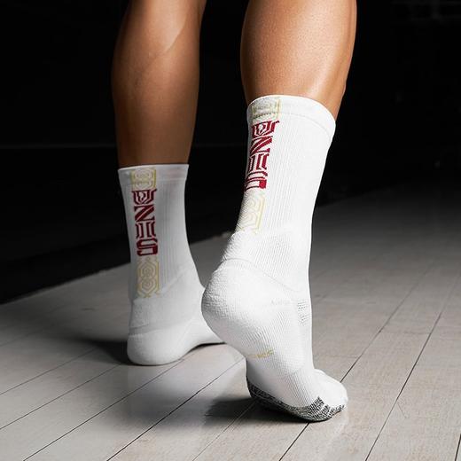 有志者UZIS新款马年运动篮球跑步训练抗菌保暖长筒篮球袜一马当先 商品图9