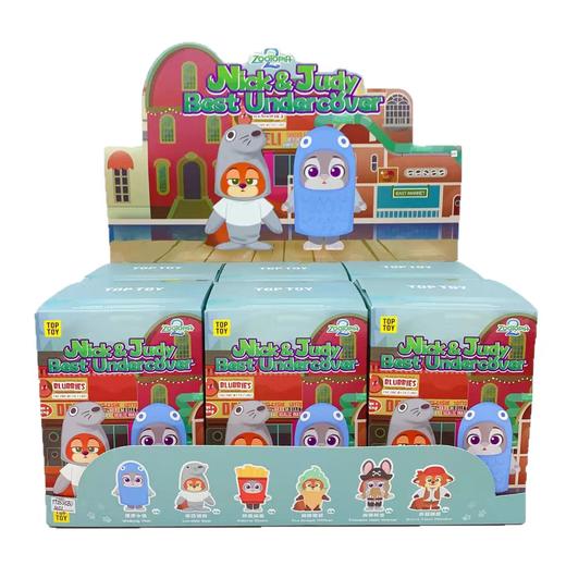 TOPTOY 迪士尼疯狂动物城2 尼克和朱迪最佳伪装者系列毛绒挂饰盲盒 商品图0