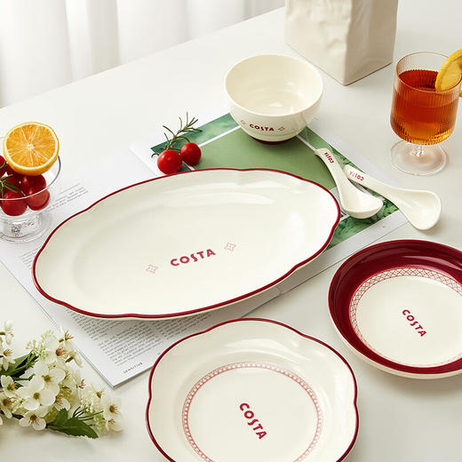 【分仓直发包邮】COSAT陶瓷餐具-胭脂CO-CJ004 商品图2