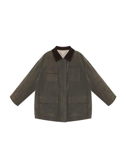 半圆/D59211122/休闲翻领两面穿水洗羽绒服 商品图4