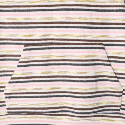 SDSA男士秋冬新款痞帅男装简约休闲植绒撞色条纹连帽卫衣百搭宽松 商品图2