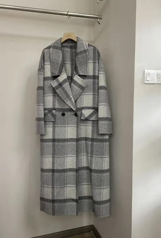 原单纯手工羊绒羊毛大衣 商品图4