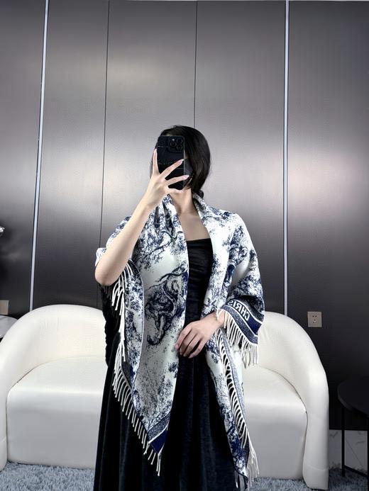 迪奥 动物印花大方巾 围巾披肩毛毯三用（ZT*DSX） 商品图5